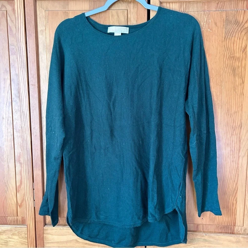 Michael Kors green Long Sleeve Top